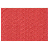 Festive Glittering Red Confetti Pattern Tafelkleed (Voorkant (Horizontaal))