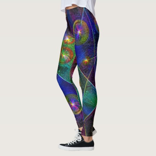 Festive Glow Leggings (Links)