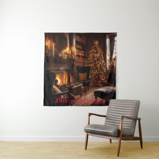 Festive Glow Wandkleed (In situ)