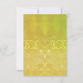 Festive Golden Blank Kaart Abstract Keltisch desig (Achterkant)
