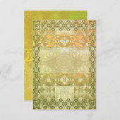 Festive Golden Blank Kaart Abstract Keltisch desig (Voorkant / Achterkant)