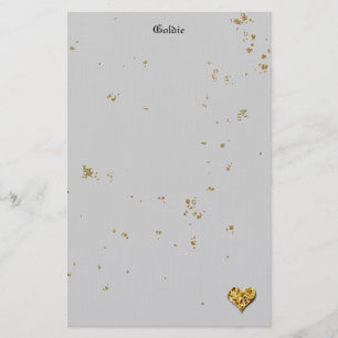 Festive Golden Cookie Briefpapier