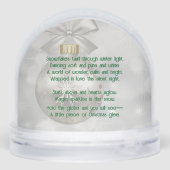 Festive Golden Merry Christmas Candles Keepsake (Arrière)