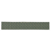 Festive Green and Gold Reindeer Table Runner Lange Tafelloper (Horizontaal)