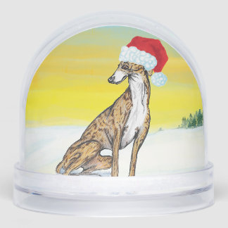 festive greyhound sneeuwbol