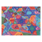 Festive Hanukkah tablecloth Tafelkleed (Voorkant (Horizontaal))