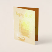 Festive Happy Diwali Fireworks Folie Wenskaart Folie Kaarten (Voorkant)