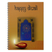 Festive Happy Diwali Fireworks - Notitieboek (Voorkant)
