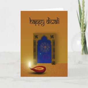 Festive Happy Diwali - Wenskaart Kaart