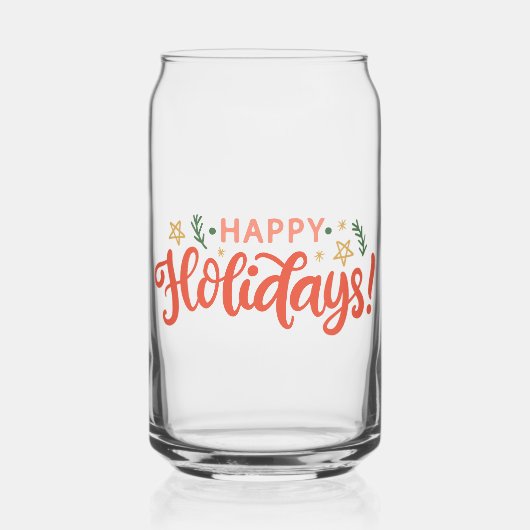 Festive Happy Holidays Design (Recto)