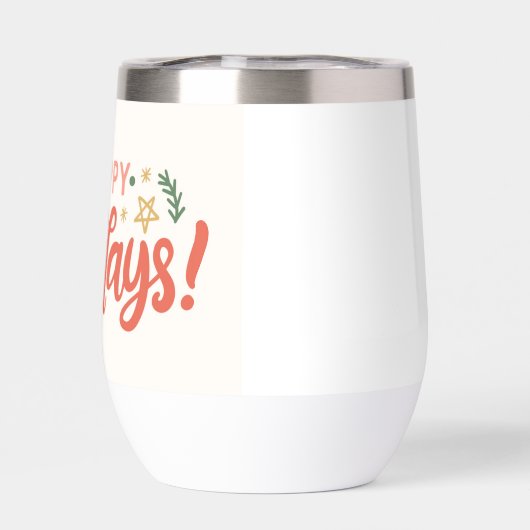 Festive Happy Holidays Design (Arrière)