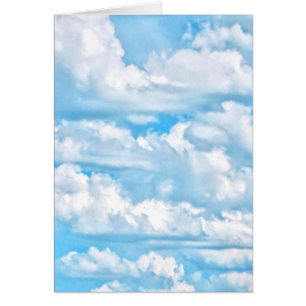 Festive Happy Sunny Clouds Achtergrond