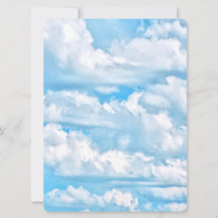 Festive Happy Sunny Clouds Achtergrond