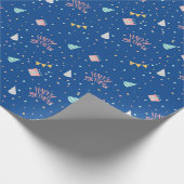 Festive Happy-verjaardag Cadeaupapier (Hoek)