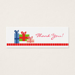 Festive - Hartelijk dank Mini Visitekaartjes