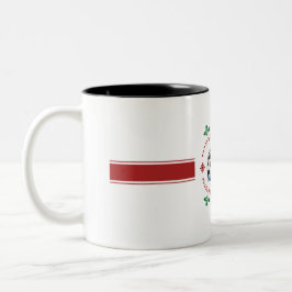 Festive Holiday 67 Soccer Ice Cream Drip Mug,  Tweekleurige Koffiemok