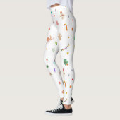Festive Holiday Christmas Leggings Pants for Women (Gauche)