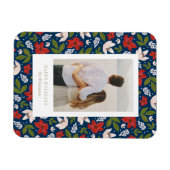 Festive Holiday Floral Magneet (Horizontaal)