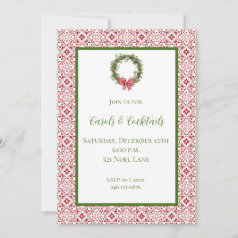 Festive Holiday Invitation Save The Date