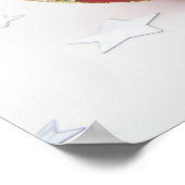 Festive Holiday kerstversieringen Achtergrond Poster (Hoek)