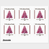 Festive Holiday Sticker for Joyful Christmas Gifts (Feuille)