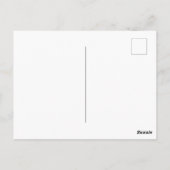 Festive Holiday Zebra Holly | rode buffel Briefkaart (Achterkant)