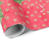 Festive Holly Berries Cadeaupapier (Rol Hoek)