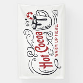 Festive Hot coa bar vendeurs Bannière (Verticale)