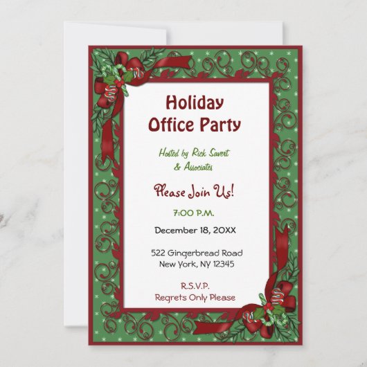 Festive Invitations (Devant)