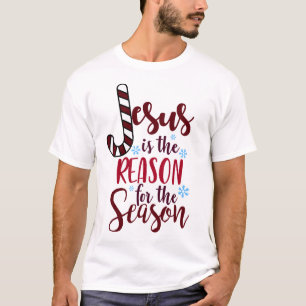 Festive Jesus is de reden voor het seizoen T-shirt