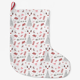 Festive Joy Christmas – Santa, Reindeer & Ho Ho Ho Grote Kerstsok