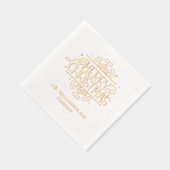 Festive Joyeux Noël Société / Nom de famille (Droite)