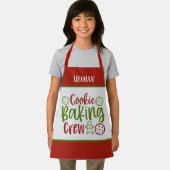 Festive kerstbakboord, naam bijvoegen schort (Insitu)