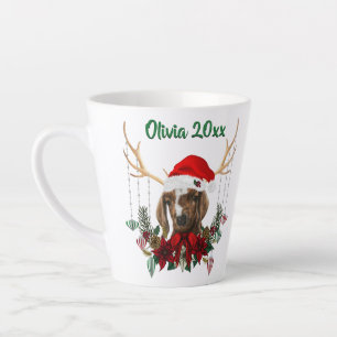 Festive kerstboer Goat Kind Latte Mok