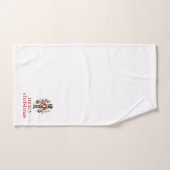 Festive-kerstbont Bad Handdoek (Handdoek)