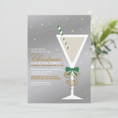 Festive kerstcadeautje kaart (Staand voorkant)