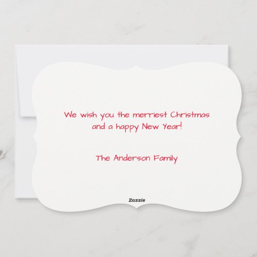 Festive kerstdachshund Dog Feestdagenkaart (Achterkant)