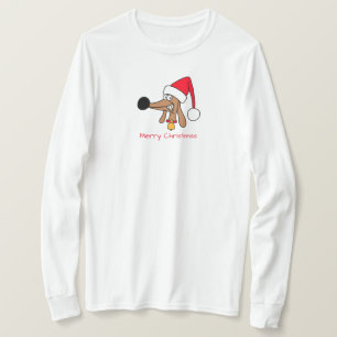 Festive kerstdachshund Dog T-shirt