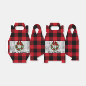 Festive-kerstfeest: naamfeest bedankdoosjes (Uitgevouwen)