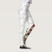 Festive Kerstfeestdag, nutkraak Leggings (Rechts)