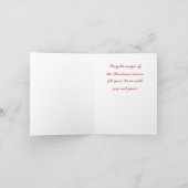 Festive -kerstkerstman-Kaart Feestdagen Kaart (Binnen)