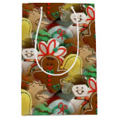 Festive kerstkoekjespak, cadeautas (Voorkant)