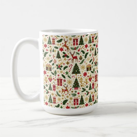 Festive kerstkoffie-Mok Koffiemok (Links)