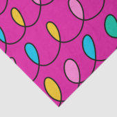 Festive kerstlampje roze tissuepapier (Detail)