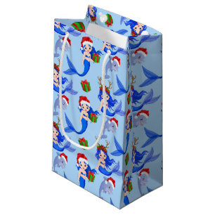 Festive kerstmaid dolphin klein cadeauzakje