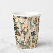 Festive  kerstman papieren bekers (Rechts)