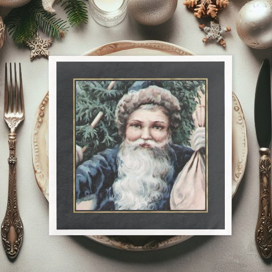 Festive  kerstman servet