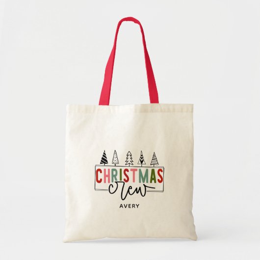 Festive-kerstman, speciaal aangepast tote bag (Voorkant)