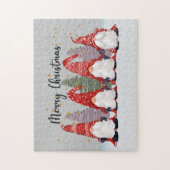 Festive Kerstmis gnome Holiday Jigzaag puzzel Legpuzzel (Verticaal)