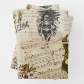 Festive  Kerstmis Inpakpapier Vel (In situ)